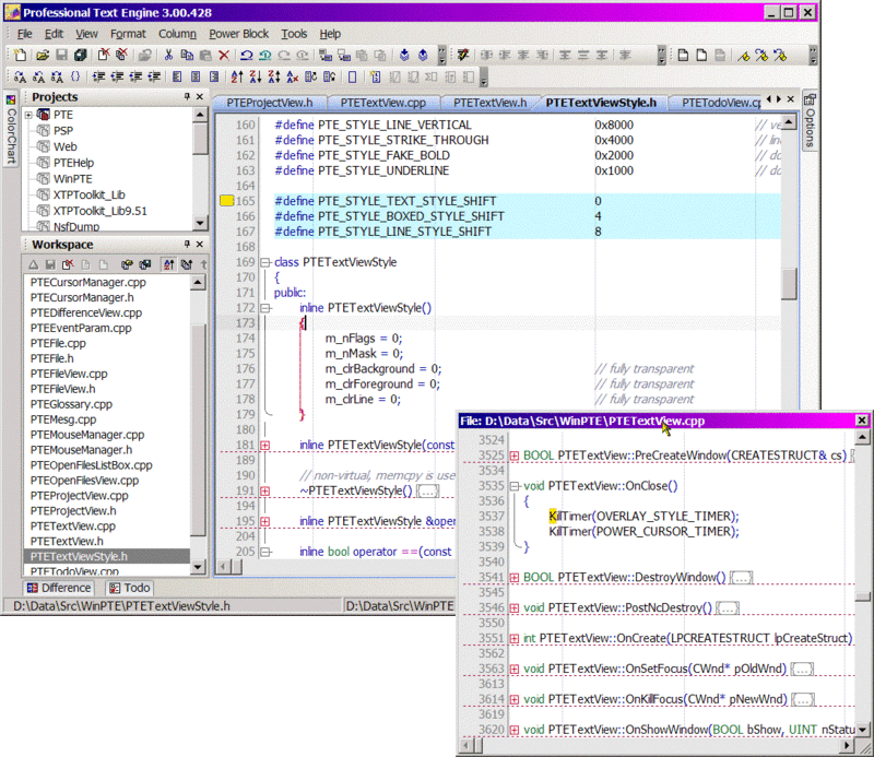 WinPTE Screenshot